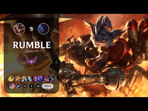 Rumble Jungle vs Rek'Sai - NA Master Patch 13.18