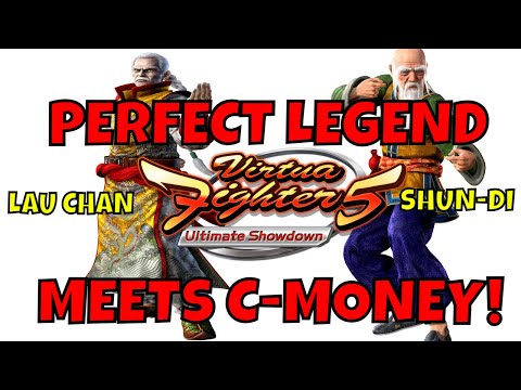 VF5US- PERFECT LEGEND MEETS C-MONEY! (Virtua Fighter 5: Ultimate Showdown)- Lau Chan & Shun Di, FGC.