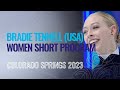 Bradie TENNELL USA Women Short Program Colorado Springs 2023 FigureSkating