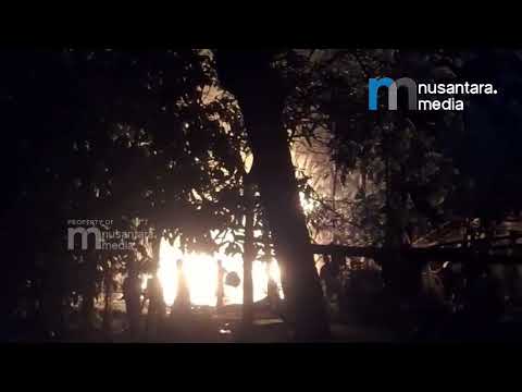 RUMAH LANSIA LUDES TERBAKAR AKIBAT TUNGKU