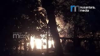 RUMAH LANSIA LUDES TERBAKAR AKIBAT TUNGKU