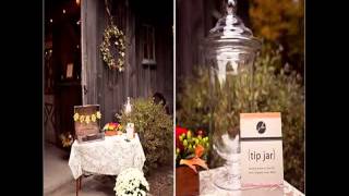 Creative Fall wedding decor