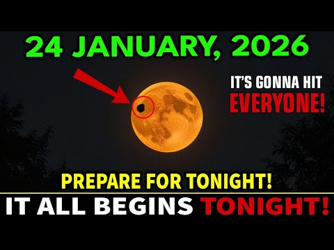 MUST See This! January 24th — 7 Events Coming Tonight! Massive Moon Energy Shift