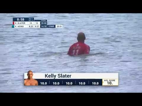 Kelly Slater's 2nd Perfect 10 - Billabong Pro Tahiti 2016