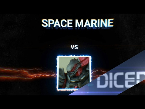 SPACE MARINE vs UNIDRON BATROID | Neues Format | DICED
