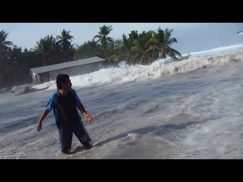 Extreme king tide recorded on Vaitupu -the largest atoll in Tuvalu
