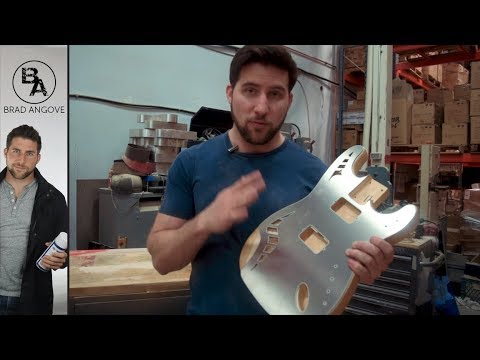 Making an ALUMINUM Guitar Top! (And MORE) | Stratocaster Guitar Kit Build