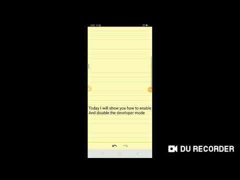 How to enable and disable the developer mode in oppo phones
