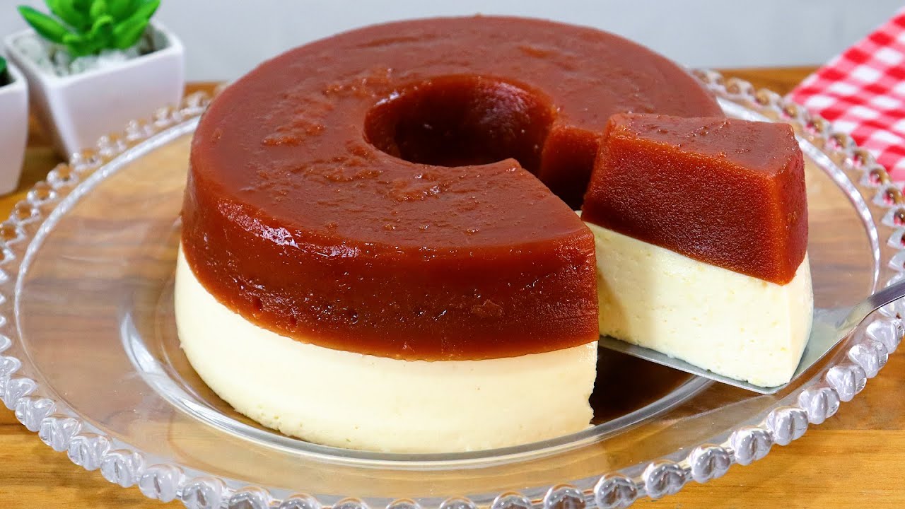 SOBREMESA PUDIM ROMEU E JULIETA LINDA E GOSTOSA