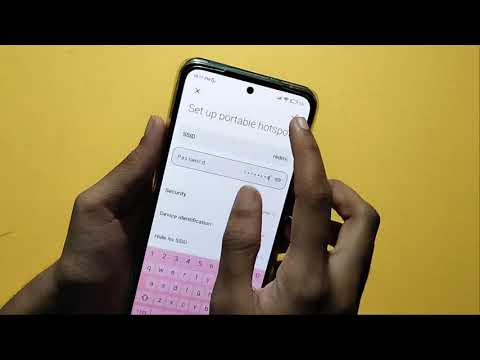 Redmi note 10 lite Hotspot password setting | how to change hotspot password | set hotspot password