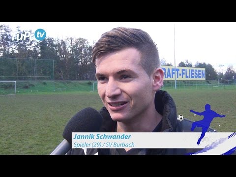 Jannik Schwander - SV Burbach - zum Spiel vs. SpVgg Söllingen im FuPa.tv-Interview am 6.11.2016