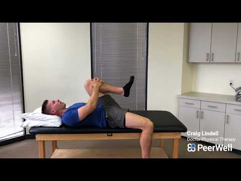 Supine Hip Flexor Stretch