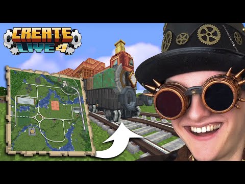 MEINE NEUE XXL BAHNSTRECKE ÜBER DIE GANZE BASE! - CREATE LIVE 4 - #29