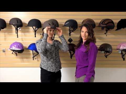 Troxel Spirit Full Coverage Horse Riding Helmet, Low-Profile Adjustable Design, Safety Horseback Riding Gear, Medium (7 - 7-3/8), Black Duratec video review thumbnail