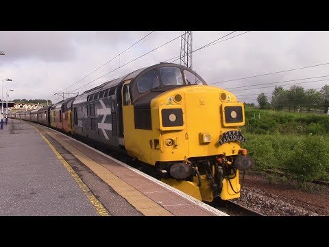 37025 "Inverness TMD" and Colas 37219 "Jonty Jarvis" at Carstairs 1/7/17