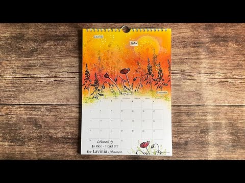 Meadow In May by Jo Rice - A Lavinia Stamps Tutorial