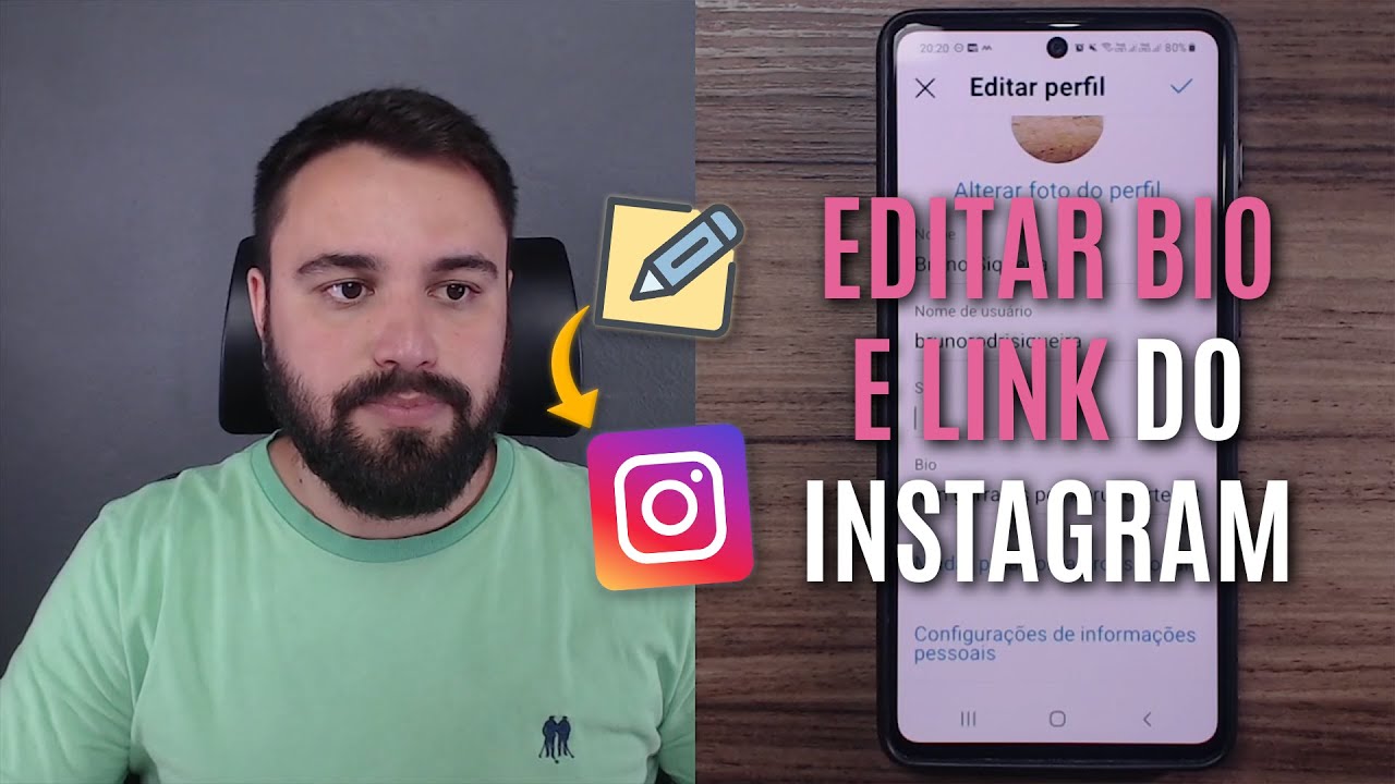 COMO EDITAR A BIO DO INSTAGRAM E COLOCAR UM LINK PARA O WHATSAPP