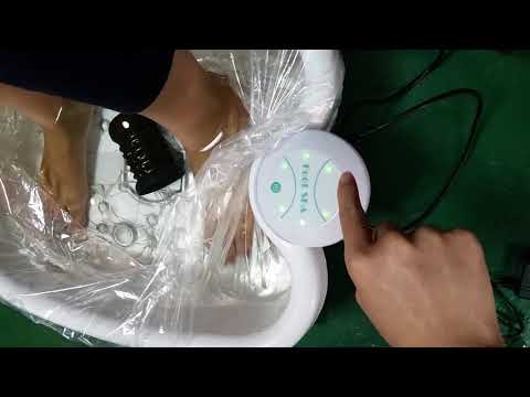 EU Home Ionic Detox Foot Basin Bath Spa Cleanse Machine Relax Refresh Body