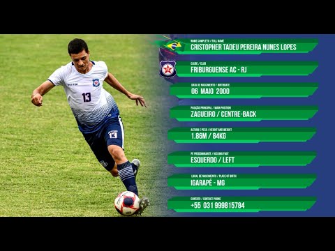Cristopher Tadeu Pereira Nunes Lopes - Zagueiro (Centre Back) - 2000