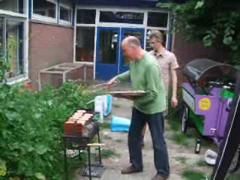 DWO C8 voetbal tegen de ouders BBQ