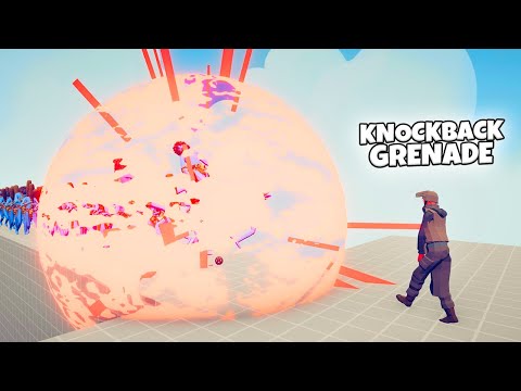 NEW KNOCKBACK GRENADE vs EVERY FACTION | TABS Totally Accurate Battle Simulator