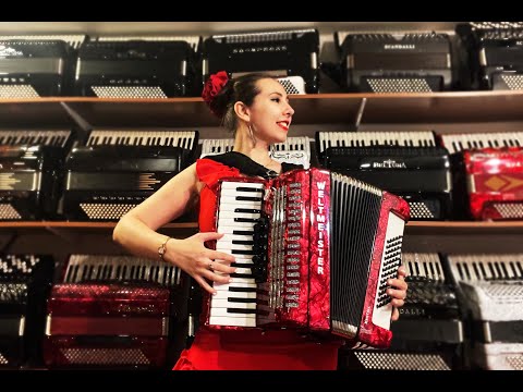 Immagine NEW Red Weltmeister Kristall Piano Accordion LMM 30 60 - 4