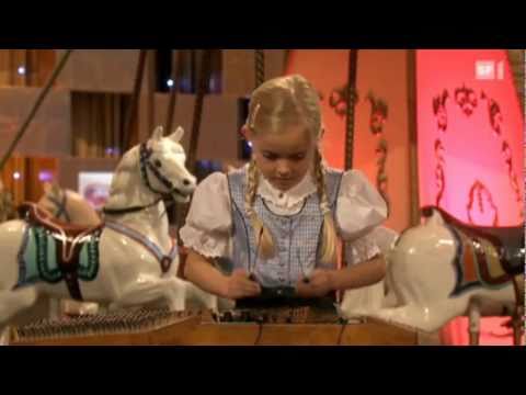 Nicolas Senn Hammered Dulcimer Duet With 8 Year Old Alessia 2010