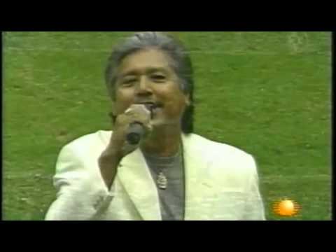 Cantante Luis Ramírez se equivoca al cantar el Himno Nacional Mexicano