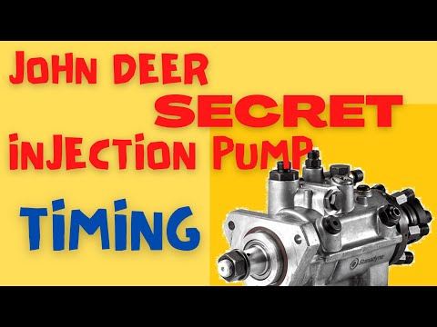 Fuel injection pump timing secret