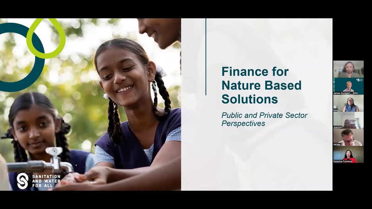 [SWA Webinar] Financing nature-based solutions for water and sanitation