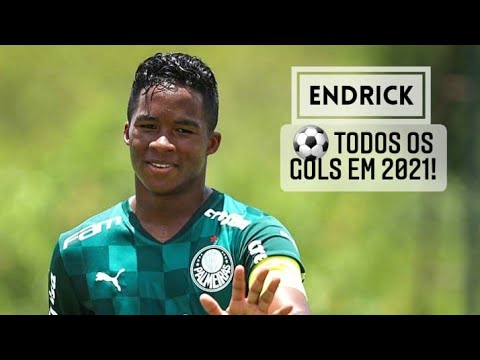 Todos os gols do atacante Endrick pelo Sub-17/Sub-20 do Palmeiras em 2021! ⚽️
