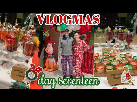 VLOGMAS DAY 17: arguments, Christmas PJ party, grocery haul