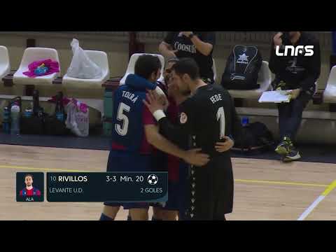 Gol Rivillos (3-3) Levante UD FS - Jaén Paraíso Interior. J6, 1Div. LNFS