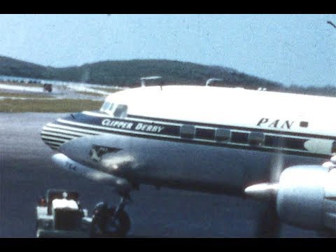 1958 Pan Am DC-7C  Clipper Derby ~ Bermuda Civil Air Terminal