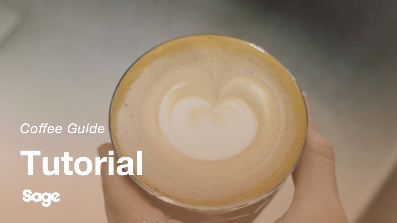 How to create latte art: the dot