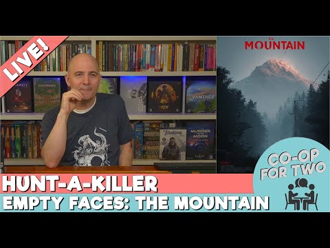 Hunt-A-Killer Retirement Marathon: Empty Faces - The Mountain - Session 1 (Boxes 1&2)