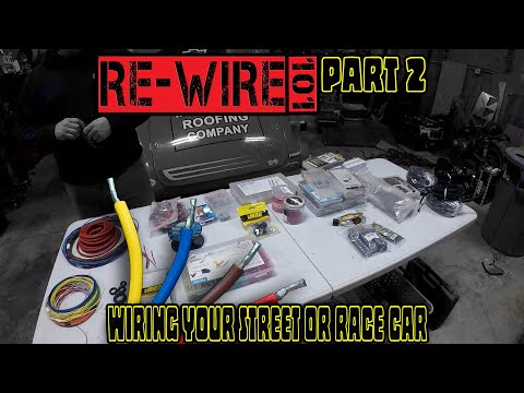 Rewire 101. Part Two. Wiring Diagram, Tools, Supplies, and Amp Chart