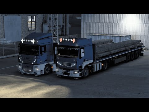 ETS2 1.47 Convoy Multiplayer DAF XF 105.460/RENAULT PREMIUM 440 (Pirdop 🇧🇬-Pleven 🇧🇬)