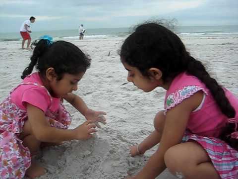 Kashika Sukhmani play on beach