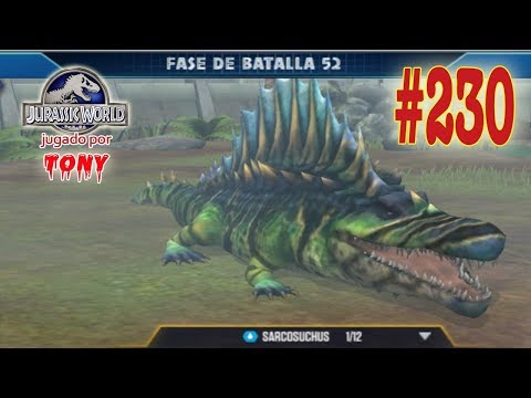 Jurassic World "Cap. 230 - Fase de batalla 52, De vuelta al bosque... y Sarcosuchus al 40" por Tony