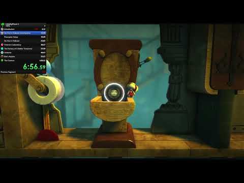 LittleBigPlanet 2 100% Speedrun (58:22 LRT)