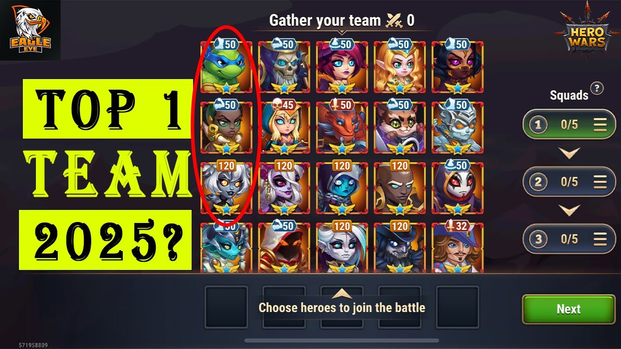 Top 1 Best Allrounder Team for 2025 | Hero Wars Mobile Alliance