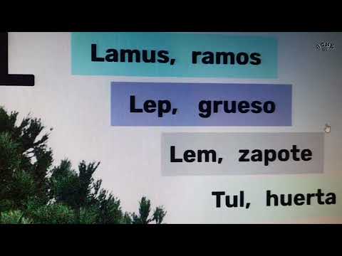 Ejercicio de escritura en Nasa Yuwe