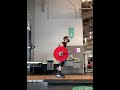 Snatch 225lb x 3 singles | 5 Days before BC Masters 2021 | #AskKenneth #shorts