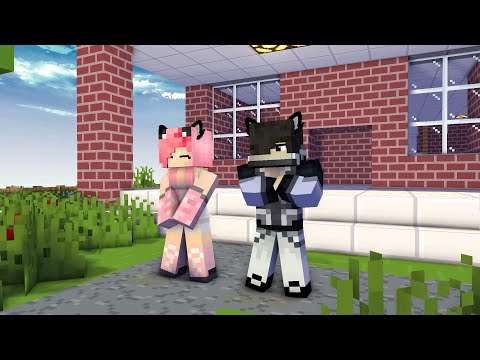 TUTU COUPLE MAID DANCE ZANE AND KC LOVE STORY - MINECRAFT ANIMATION #shorts