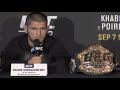 Conor McGregor Begged Please Dont Kill Me Says Khabib Nurmagomedov UFC 242
