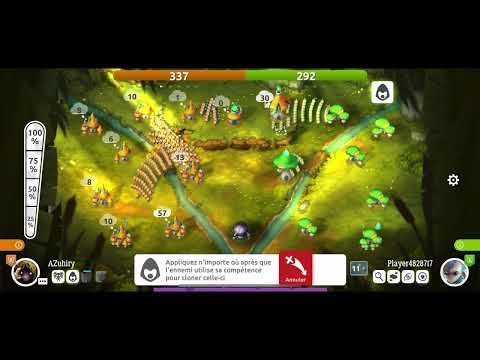 Mushroom 🍄 Wars 2 Mobile Game Strategy MOURO vs MARTY-O Paris Gamer