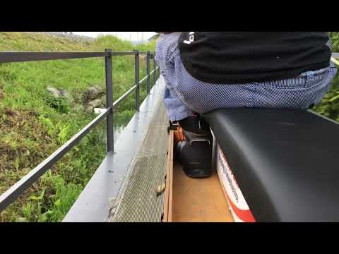 Einsiedeln Gartenbahn fahrt.