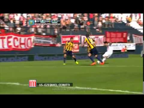 Gol de Cerutti Estudiantes 1 Central 0 Fecha 15 Torneo Primera División 2014