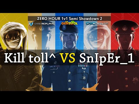 Stanislav TV - Kill toll vs SnIpEr_1 - SEMI FINAL - Generals Zero Hour 1v1 Semi Showdown 2